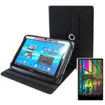 clear-9b-t10-k0001006814 富士通 arrows Tab F-02K 10.1インチ 回転スタンド機能 タブレットケースと 指紋光沢 保護フィルム セット メディアフューチャー