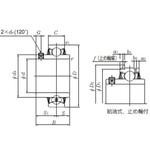 ユニット用玉軸受/円筒穴形止ねじ式 UCS形 NTN(エヌティーエヌ)
