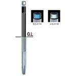 HYP-LIM02A ハイパーボラード ソーラーLED(土中式杭基礎)タイプ 固定式 帝金