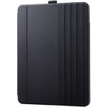 TB-A23PLWVDBK iPad Pro 12.9インチ 第6/第5世代 ケース ソフトレザー 本体マグネット装着 手帳型 スリープ対応 マグネット 多段階角度調整 スタンド機能 スリム ブラック エレコム
