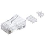 RJ45 コネクタ Cat6A Cat6 LANケーブル用 10個入り ガイドパーツ付き 単線ヨリ線両対応 エレコム