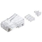 RJ45 コネクタ Cat6A Cat6 LANケーブル用 100個入り ガイドパーツ付き 単線ヨリ線両対応 エレコム