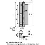ステンレス 溶接万能蝶番 TAKIGEN(タキゲン)