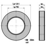 C-300-MCU-T13-H(30M) 耐熱導電性マスキングテープ TAKIGEN(タキゲン)
