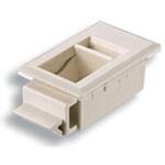 CP-875-2 Ivory プラスチック 平面ラッチ錠 TAKIGEN(タキゲン)
