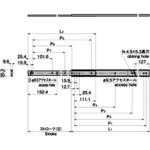スライドレール (L406.4) TAKIGEN(タキゲン)