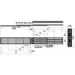 KC-1411-26 重量用スライドレール(L1=660.4) TAKIGEN(タキゲン)
