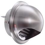 EA997MB-200A 197-217mm 丸型ガラリ 防火ダンパー・フード付/SUS エスコ