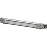 RMF-1U40-N7 19インチマウント モニター取付フレーム W482×H60×D40mm ペールグレイ 摂津金属工業