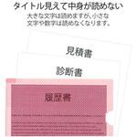 EA762CD-102 A4/310x220mm セキュリティホルダー ピンク エスコ