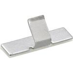 ワイヤーステッカー 20×5mm アルミタイプ 粘着式 オーム電機
