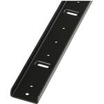 DZO-1650JB コンセントバー取付金具 コンセントバー200V用 W16.2×H1830×D49.2mm ブラック 摂津金属工業