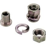 RAFL-A1622 フロアレベラーアダプター W32×H31×D32mm 亜鉛めっき 2個入 摂津金属工業