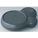 B2512108 ブロブ コントロール W112×H30×D76mm 0.07kg ダークグレイ OKW (ENCLOSURES)
