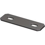 下連結板 W100×H3.2×D30mm ホワイトグレイ 2枚入 摂津金属工業