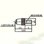 ZS-054 測定子 ナイロン球付測定子 テクロック