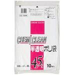 CC-104W 半透明ポリ45L 10枚入 白 ケミカルジャパン