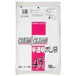 CC-104W 半透明ポリ45L 10枚入 白 ケミカルジャパン