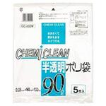 CC-202W 半透明ポリ90L 5枚入 ケミカルジャパン