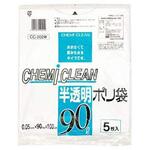 CC-202W 半透明ポリ90L 5枚入 ケミカルジャパン