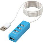USB2．0 4ポートハブ/120cm ナカバヤシ