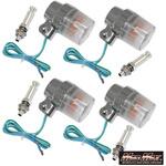 汎用 丸型 ヨーロピアンウィンカー M10×73mmアルミ取付ステー付き MAD MAX(マッドマックス)