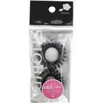 スプリングヘアゴム 黒 2P 粧美堂