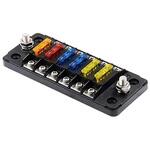 FB-6A ヒューズボックス6回路 平型ヒューズボックス マリンテック