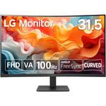 32MR50C-B 31.5インチ 曲面 液晶ディスプレイ(1920x1080/VA/アンチグレア/D-Sub/HDMIx2/100Hz/チルト) LG
