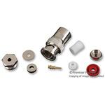 5307 RF/同軸 BNC プラグ ストレート 50 Ω ソルダー POMONA