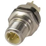 センサー コネクタ 4POS プラグ M12 パネル ハーティング