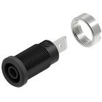 76-1660 バナナ ジャック 4MM 36A QC ブラック TENMA(天馬)