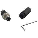 SACC-M 8MS-3CON-M-SW プラグ M8 PLUSCON 3WAY フクハラ