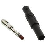 934097100 安全 プラグ 24A 4MM ケーブル ブラック Hirschmann Test & Measurement