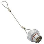 CAP-DLBFQME4 防水 ダスト キャップ サイズ2 ZFG ブラス AMPHENOL