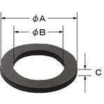 50-21-2(1P) 32×38mm大便器用スパッド平パッキン INAX(LIXIL)