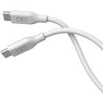 CIO-SL30000-CC2-WH-M 柔らかいシリコンケーブル C to C(Type-C/USB-C) 100W USB PD 2m ホワイト CIO
