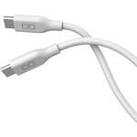 CIO-SL30000-CC1-WH-M 柔らかいシリコンケーブル C to C(Type-C/USB-C) 100W USB PD 1m ホワイト CIO