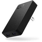 CIO-G45W2C-S-BK-M USB充電器 45W USB Type-C 2ポート 薄型 NovaPort SLIM DUO ACアダプター ブラック CIO