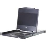 CL5716MWJJL/ATEN 16ポート PS/2-USB VGA デュアルスライド LCD KVMドロワー(ロングレールキット) ATEN