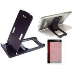 tb-standb-mat-k0001481863 折り畳みタブレットスタンド 黒 と Apple iPad Pro 第4世代 2022年版 11インチ 反射防止 保護フィルム セット メディアフューチャー