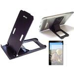 tb-standb-mat-k0001383991 折り畳みタブレットスタンド 黒 と APPLE iPad 第9世代 2021年版 10.2インチ 反射防止 保護フィルム セット メディアフューチャー
