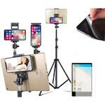 stand-f10-k0001481850 三脚 フロア スタンド と Apple iPad 第10世代 2022年版 10.9インチ 反射防止 保護フィルム セット メディアフューチャー