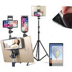 stand-f10-k0001427538 三脚 フロア スタンド と Apple iPad Air 第5世代 2022年版 10.9インチ 反射防止 保護フィルム セット メディアフューチャー