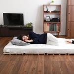 すのこベッド 4つ折り式 桐仕様(ダブル)【Sommeil ソメイユ】 ホームテイスト
