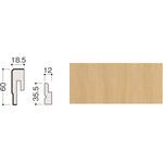 専用施工部材(システリアパネル10型/20型共通)額縁 木口塗装無し 大建工業