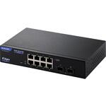 EHB-SG2C08 法人向け スイッチングハブ WEBスマート Giga対応 1000BASE-T対応 3年保証 エレコム