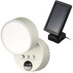 LEDセンサーライト 屋外 太陽光発電 人感センサー 防水 IP65 角度調整可 フラッシングモード センサー照明 DXアンテナ