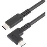 RUSB315CC2MBR USB-Cケーブル/L字型コネクター/高耐久/2m/USB 3.2 Gen 1/4K60Hz DP Altモード/100W PD/アラミド繊維補強/同期 充電 StarTech.com