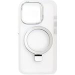 iPhone15Pro磁気ワイヤレス充電対応スタンドリング付背面ケース エアージェイ